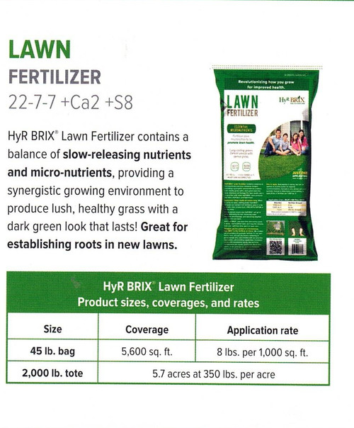 Lawn Fertilizer - 45 lbs.