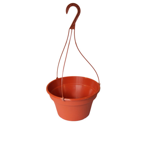 Terra-Cotta 12" Curved Hanging Basket, Saucerless