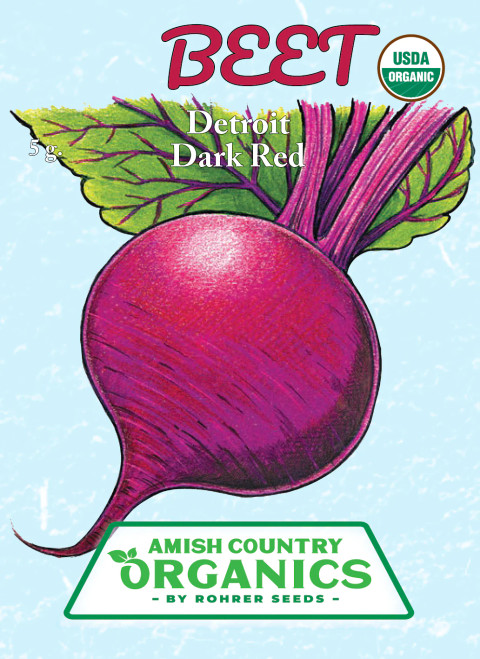 Organic Beet Detroit Dark Red Packet