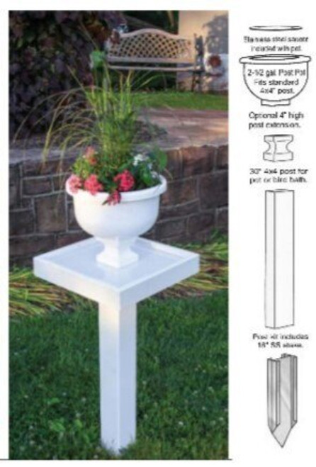 White Bird Bath