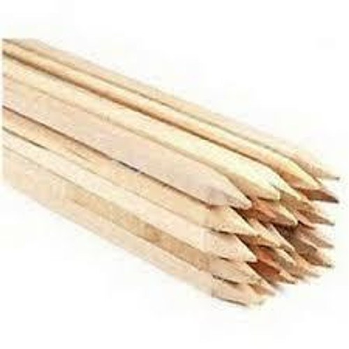 Sharpened Honduras Pine Tomato Stakes - 0.75" x 1" x 48"