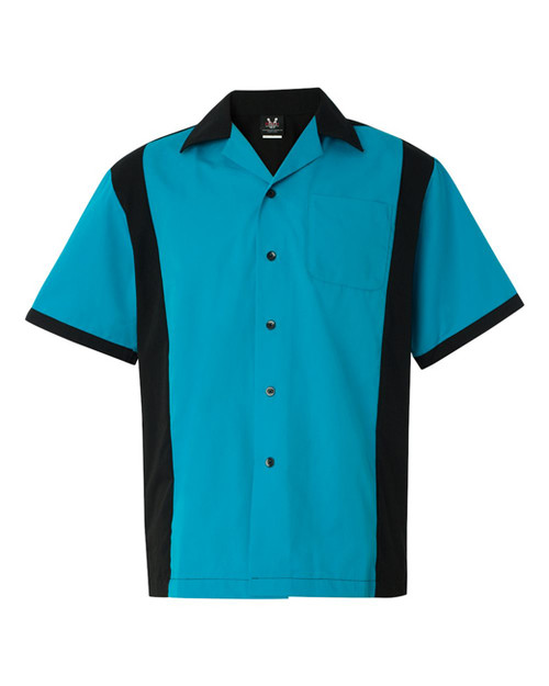 Shown in turquoise