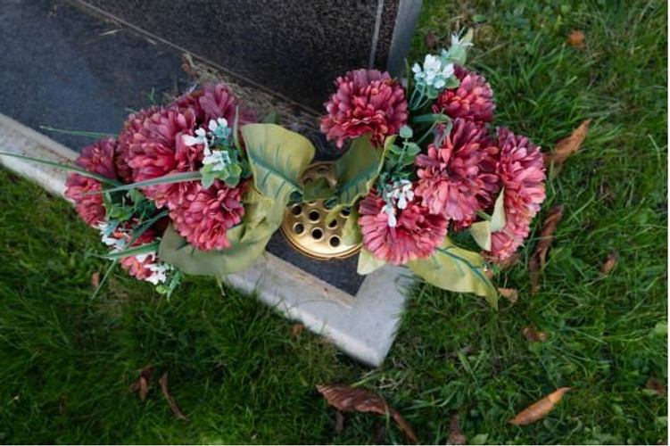 The History Of Artificial Flower Arrangements For Graves In The UK  | Saffron’s Decor