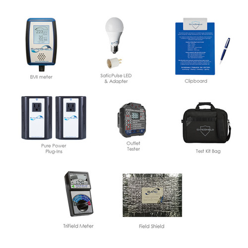 EMF Deluxe Test Kit Components