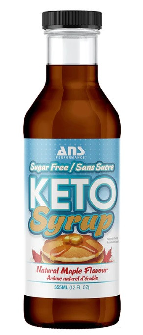 ANS Sugar Free Keto Maple Syrup 12oz 355ml Naturally Flavoured