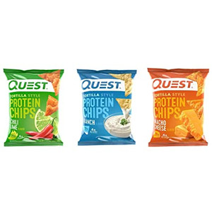 Quest Protein Chips Sweet Chili Lime, Ranch, Nacho Cheese Quest Protein Chips Sweet Chili Lime, Ranch, Nacho Cheese