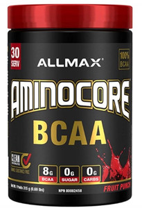 Allmax Aminocore BCAA Fruit Punch Allmax Aminocore BCAA Fruit Punch