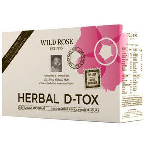 Wild Rose Herbal D-TOX with Meal Plan 12 Day Program Box Detox Kit Wild Rose Herbal D-TOX with Meal Plan 12 Day Program Box Detox Kit