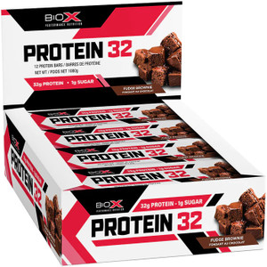 BioX Protein 32 Bar Fudge Brownie BioX Protein 32 Bar Fudge Brownie
