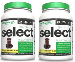 PEScience Vegan Protein Powder 27 Servings Chocolate Bliss (Pack of 2 Tubs) PEScience Vegan Protein Powder 27 Servings Chocolate Bliss (Pack of 2 Tubs)