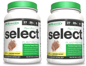 PEScience Vegan Protein Powder 27 Servings Cinnamon Delight (Pack of 2 Tubs) PEScience Vegan Protein Powder 27 Servings Cinnamon Delight (Pack of 2 Tubs)