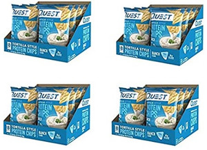 Quest Nutrition Protein Chips Ranch Pack of 4 Boxes (32 Bags) Quest Nutrition Protein Chips Ranch Pack of 4 Boxes (32 Bags)