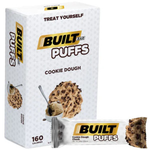 Built Puffs (Box of 12) - Cookie Dough Chunk Built Puffs (Box of 12) - Cookie Dough Chunk