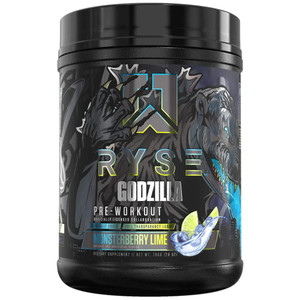 Ryse godzilla preworkout loaded formula 20 to 40 servings Monsterberry Lime Ryse godzilla preworkout loaded formula 20 to 40 servings Monsterberry Lime