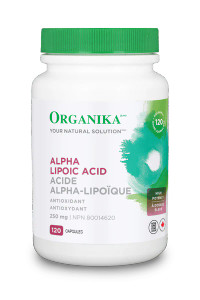 Organika Alpha Lipoic Acid 250mg 120 Veggie Capsules Organika Alpha Lipoic Acid 250mg 120 Veggie Capsules