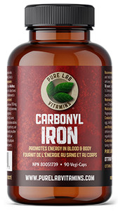 Pure Lab Vitamins Carbonyl Iron 90 Capsules Pure Lab Vitamins Carbonyl Iron 90 Capsules