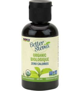 NOW Better Stevia Organic Zero Calorie 60ml Liquid Sweetener NOW Better Stevia Organic Zero Calorie 60ml Liquid Sweetener