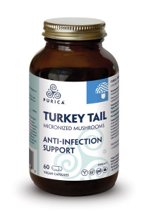 Purica Turkey Tail Coriolus Mushroom 60 Capsules Purica Turkey Tail Coriolus Mushroom 60 Capsules