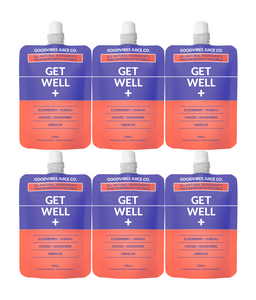 Goodvibes Juice Co. Get Well Natural Juice (Pack of 6 x 50ml Pouches) Goodvibes Juice Co. Get Well Natural Juice (Pack of 6 x 50ml Pouches)