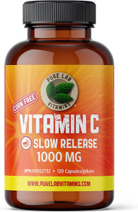 Pure Lab Vitamin-C Slow Release 1000mg 120 Capsules Pure Lab Vitamin-C Slow Release 1000mg 120 Capsules