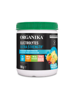 Organika Electrolytes Extra Strength 180g Fruit Punch Organika Electrolytes Extra Strength 180g Fruit Punch