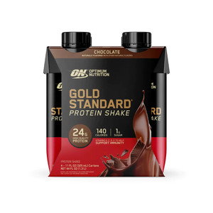 Optimum Nutrition Gold Standard RTD Protein Shake Chocolate 4 pack Optimum Nutrition Gold Standard RTD Protein Shake Chocolate 4 pack