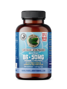 Pure Lab Vitamins Bioactive B6 60 Capsules Pure Lab Vitamins Bioactive B6 60 Capsules