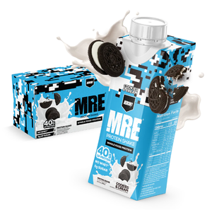 Redcon1 MRE Cookies n Cream 12 drinks case RTD protein drink on the go nutrition meal replacement Redcon1 MRE Cookies n Cream 12 drinks case RTD protein drink on the go nutrition meal replacement