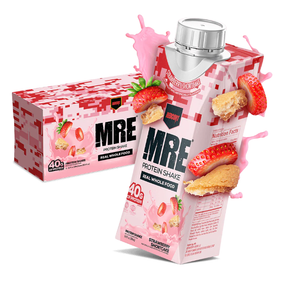 Redcon1 MRE High Protein Drinks Box of 12 Meal Replacement RTD Ready-to-drink tetra packs 500ml Redcon1 MRE High Protein Drinks Box of 12 Meal Replacement RTD Ready-to-drink tetra packs 500ml