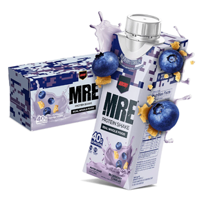 Case of 12 drinks MRE protein RTD on the go meal replacement blueberry cobbler milkshake Redcon1 Case of 12 drinks MRE protein RTD on the go meal replacement blueberry cobbler milkshake Redcon1