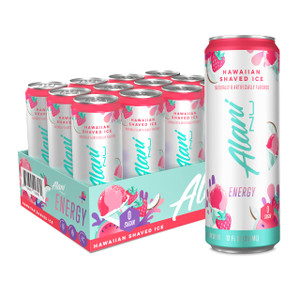 Alani Nu hawaiian shaved ice energy drink case of 12 355ml cans daily preworkout vitality stamina focus endurance Alani Nu hawaiian shaved ice energy drink case of 12 355ml cans daily preworkout vitality stamina focus endurance