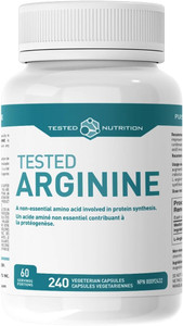 Tested Nutrition Arginine 240 Capsules Tested Nutrition Arginine 240 Capsules