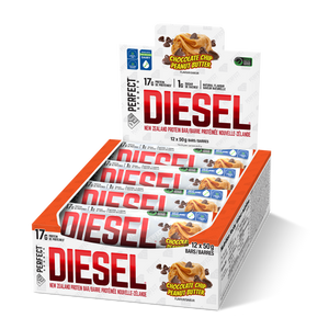 Perfect Sports Diesel Protein Bar Chocolate Chip Peanut Butter Box Perfect Sports Diesel Protein Bar Chocolate Chip Peanut Butter Box
