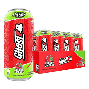 Ghost Energy Drink Cherry Limeade (Case of 12 x 473ml Cans) Ghost Energy Drink Cherry Limeade (Case of 12 x 473ml Cans)