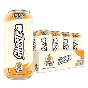 Ghost Energy Drink Orange Cream (Case of 12 x 473ml Cans) Ghost Energy Drink Orange Cream (Case of 12 x 473ml Cans)