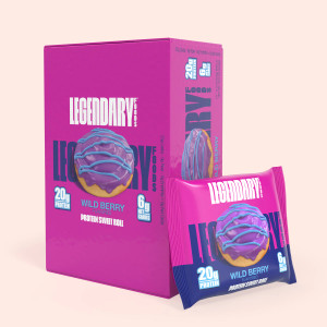 Legendary Foods Protein Sweet Roll Wildberry (Box of 8) Legendary Foods Protein Sweet Roll Wildberry (Box of 8)
