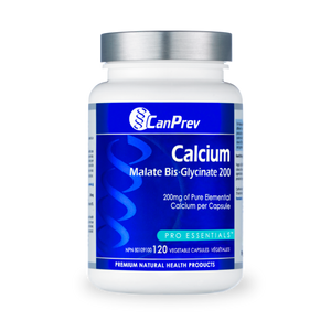 CanPrev Calcium Malate Bis-Glycinate 200 - 120 caps CanPrev Calcium Malate Bis-Glycinate 200 - 120 caps