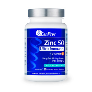 CanPrev Zinc 50 Ultra Immune + Vit C 120 caps CanPrev Zinc 50 Ultra Immune + Vit C 120 caps
