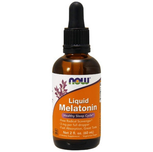 NOW Liquid Melatonin 3mg per ml 60ml For Healthy Sleep Cycles, Deep Sleep, REM Sleep, Natural Sleep Aid NOW Liquid Melatonin 3mg per ml 60ml For Healthy Sleep Cycles, Deep Sleep, REM Sleep, Natural Sleep Aid