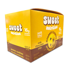 Sweet Nutrition Protein Cookie Milk Chocolate Chip (Box of 6)