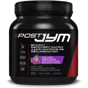 Post Jym BCAAs Recovery Matrix 20 servings Grape Candy Post Jym BCAAs Recovery Matrix 20 servings Grape Candy
