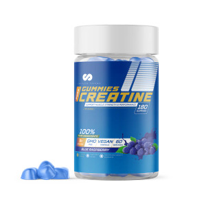 Limitless Pharma Pure Creatine Gummies 60 servings 5g Creatine Monohydrate per serving Blue Raspberry Limitless Pharma Pure Creatine Gummies 60 servings 5g Creatine Monohydrate per serving Blue Raspberry