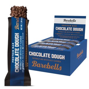barebells protein bar box of 12 chocolate dough barebells protein bar box of 12 chocolate dough