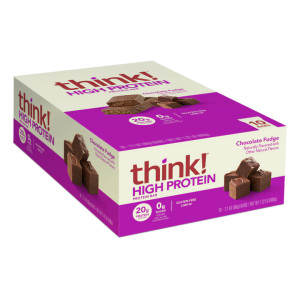 think! High Protein Bar Box of 10 (Chocolate Fudge) think! High Protein Bar Box of 10 (Chocolate Fudge)