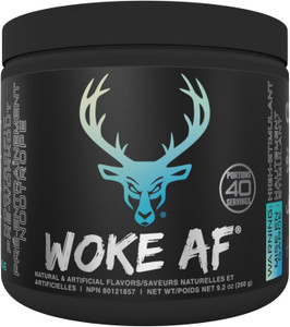 Bucked Up Woke AF Pre-Workout 40 Servings Blue Raz Bucked Up Woke AF Pre-Workout 40 Servings Blue Raz