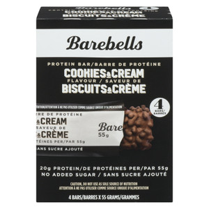 BareBells Protein Bar (Box of 4) - Cookies & Cream BareBells Protein Bar (Box of 4) - Cookies & Cream