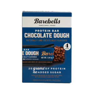 BareBells Protein Bar (Box of 4) - Chocolate Dough BareBells Protein Bar (Box of 4) - Chocolate Dough