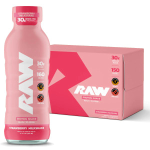 CBUM Raw Grass Fed Isolate Protein Shake RTD Strawberry (Case of 12 Bottles) CBUM Raw Grass Fed Isolate Protein Shake RTD Strawberry (Case of 12 Bottles)