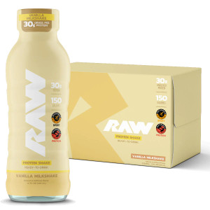 CBUM Raw Grass Fed Isolate Protein Shake RTD Vanilla Milkshake (Case of 12 Bottles) CBUM Raw Grass Fed Isolate Protein Shake RTD Vanilla Milkshake (Case of 12 Bottles)