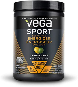 Vega Sport Sugar Free Energizer Lemon Lime 40 servings All Natural Ingredients PreWorkout Vega Sport Sugar Free Energizer Lemon Lime 40 servings All Natural Ingredients PreWorkout